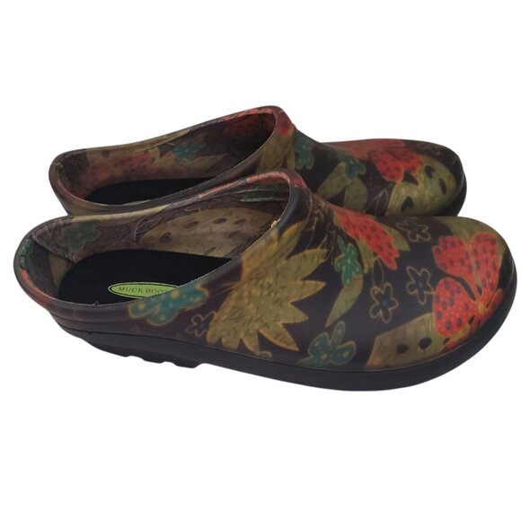 Sloggers Women Waterproof Rubber Clogs 7 Garden Slip On Rain Forest Fairy Grunge - Picture 9 of 15